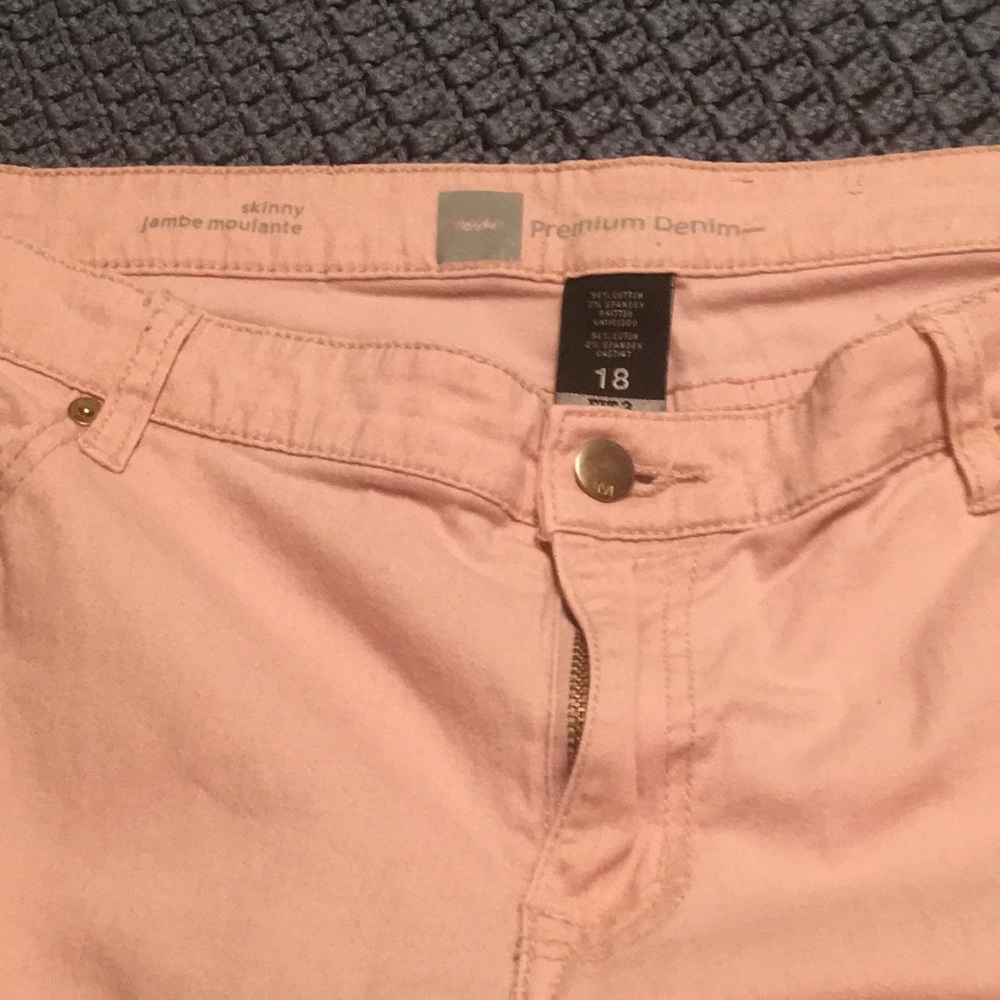 Mossimo Premium Denim Pink Skinny’s